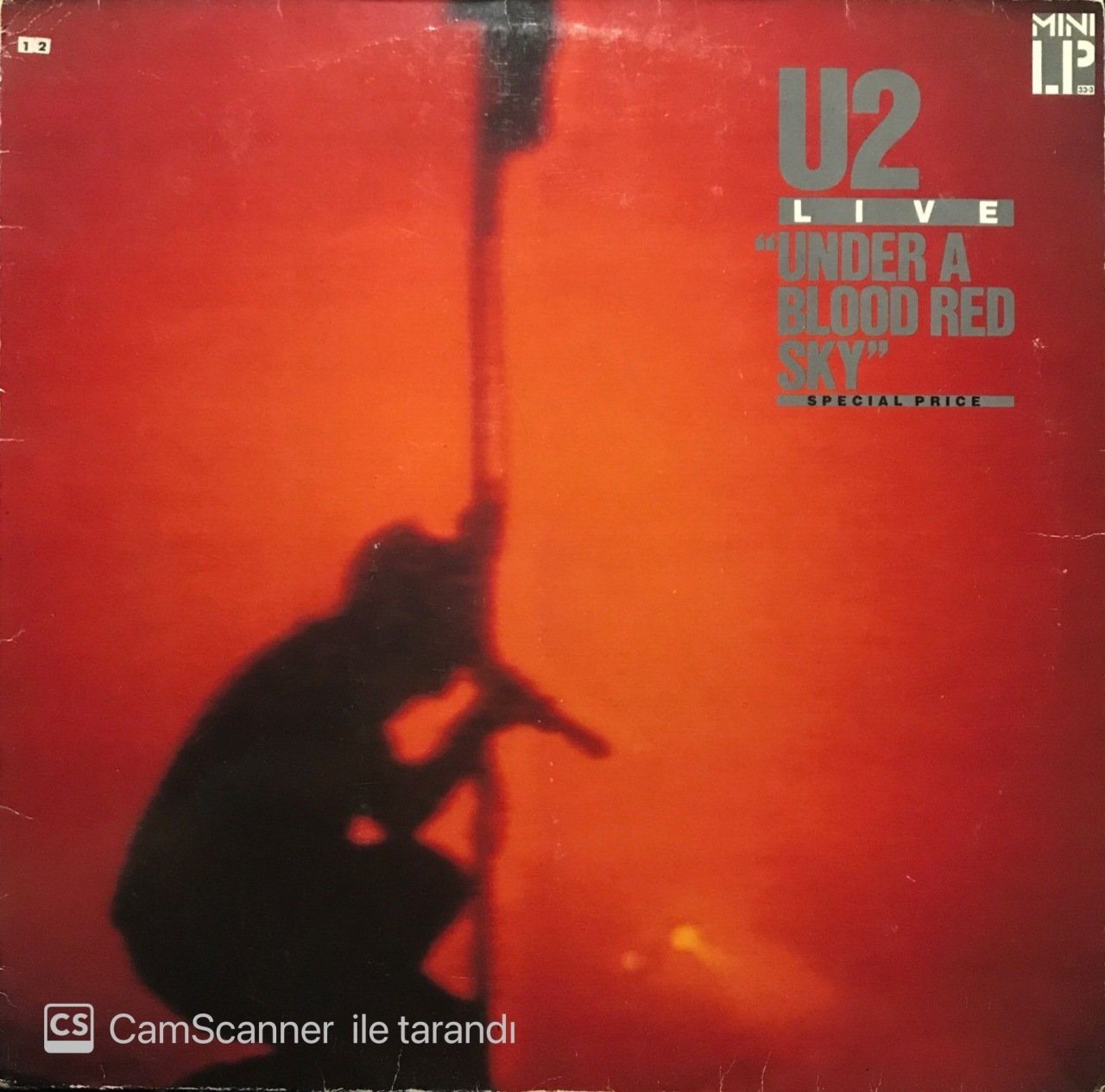 U2 Live Under A Blood Red Sky LP Plak