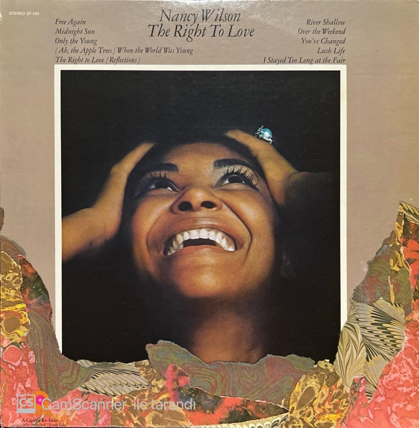 Nancy Wilson The Right To Love LP Plak