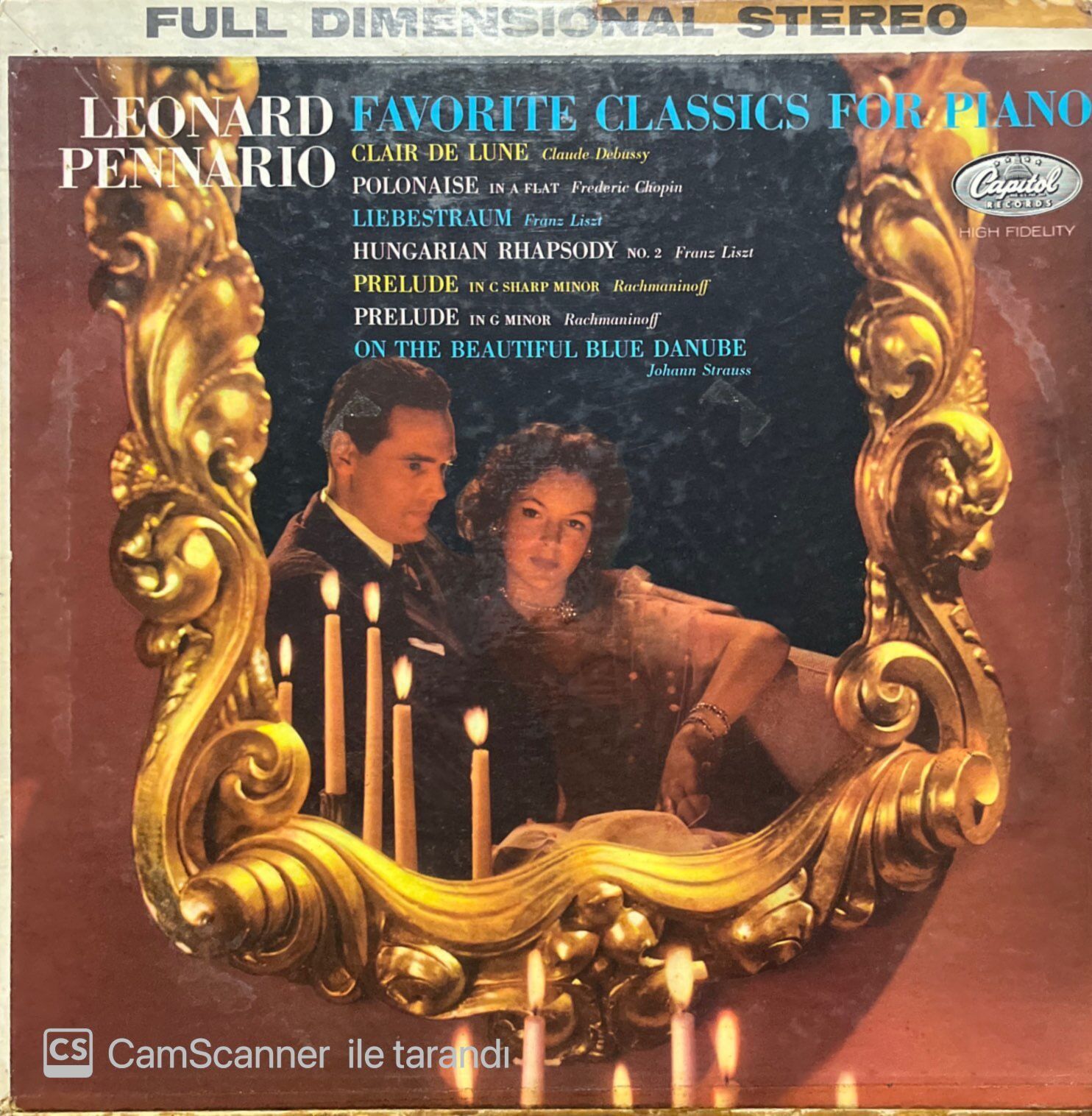 101 Strings A World Of Romance LP Plak