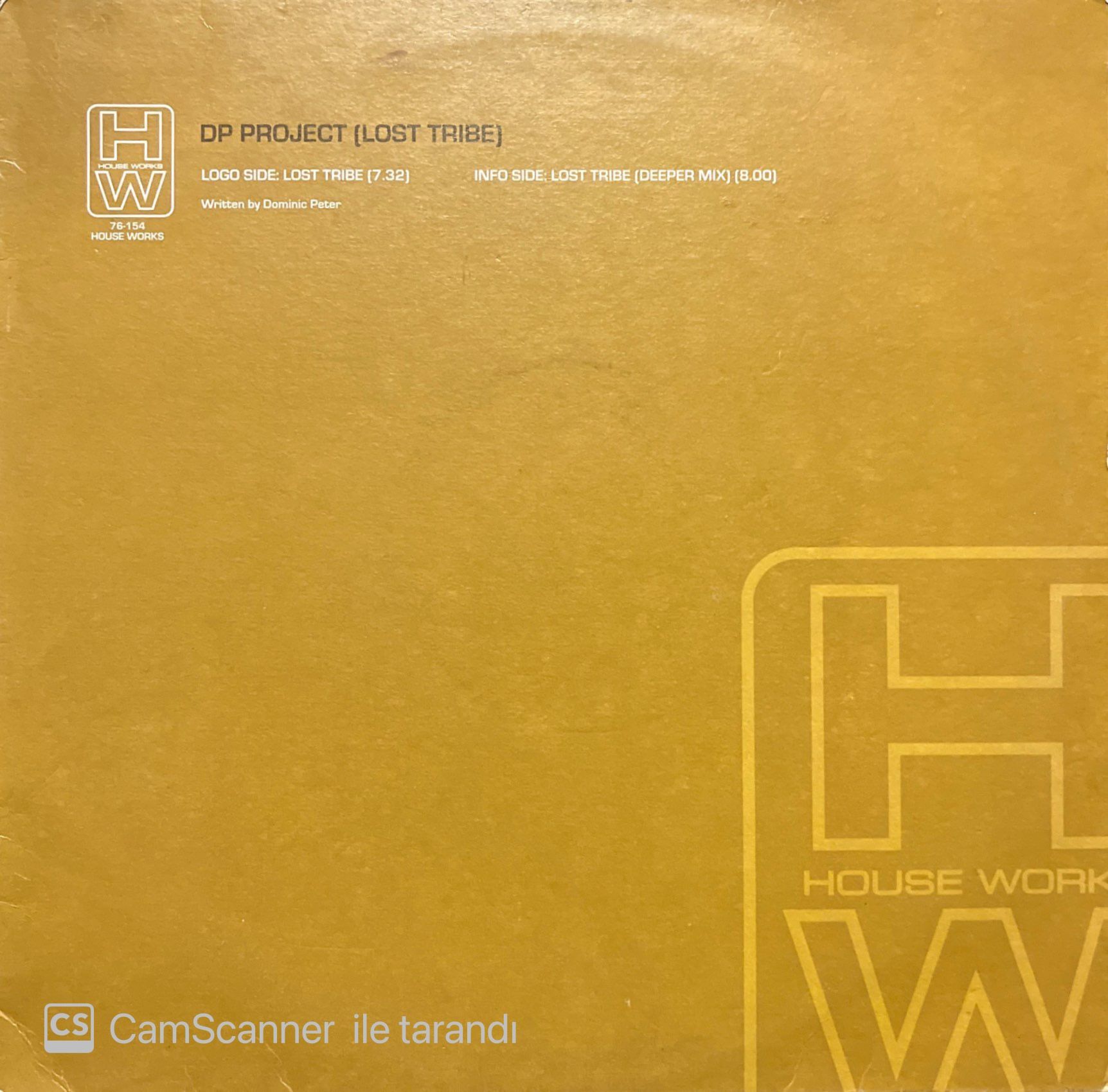 DP Project Lost Tribe Maxi Single LP Plak