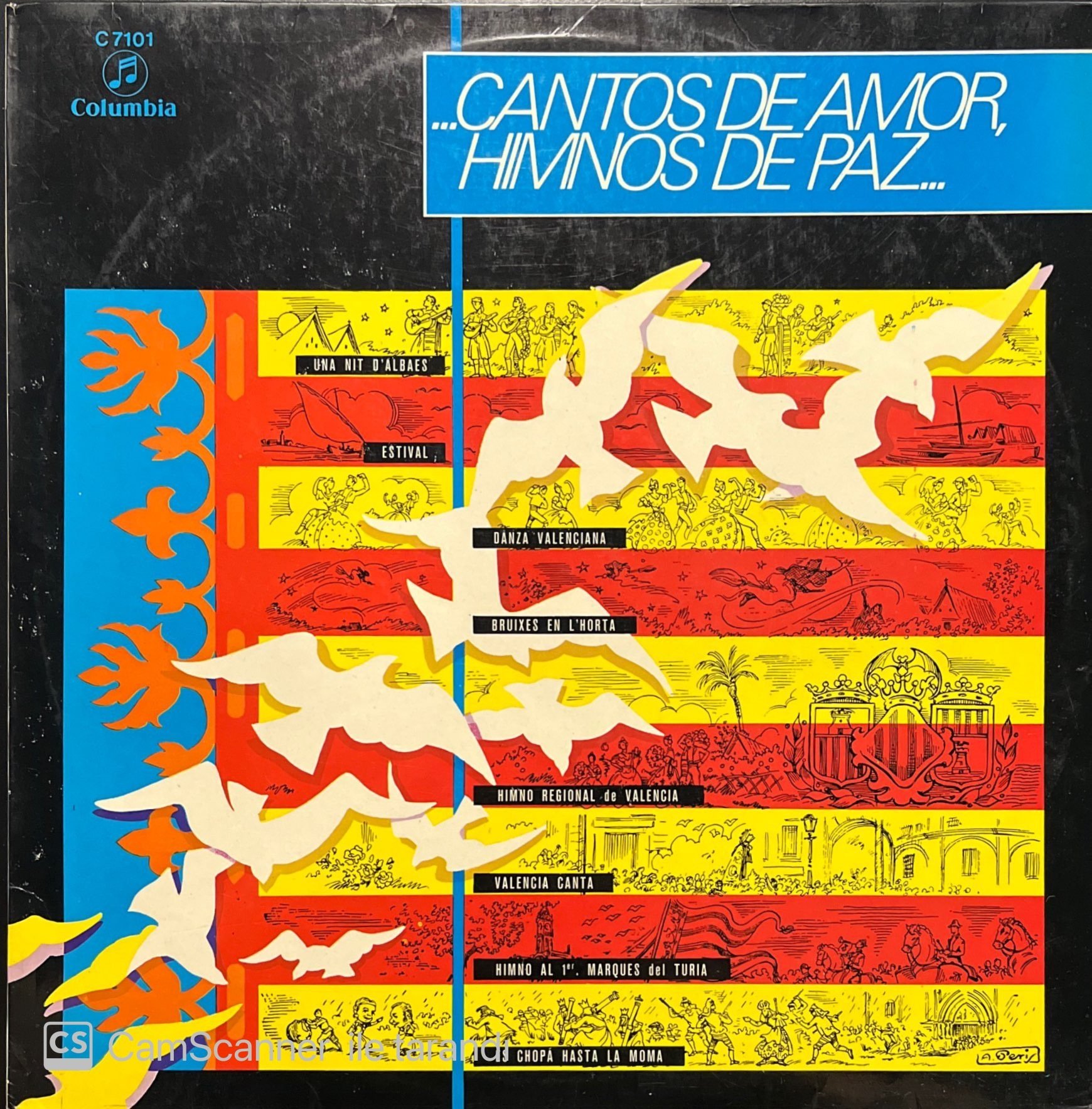 Cantos De Amor Himnos De Paz LP Plak
