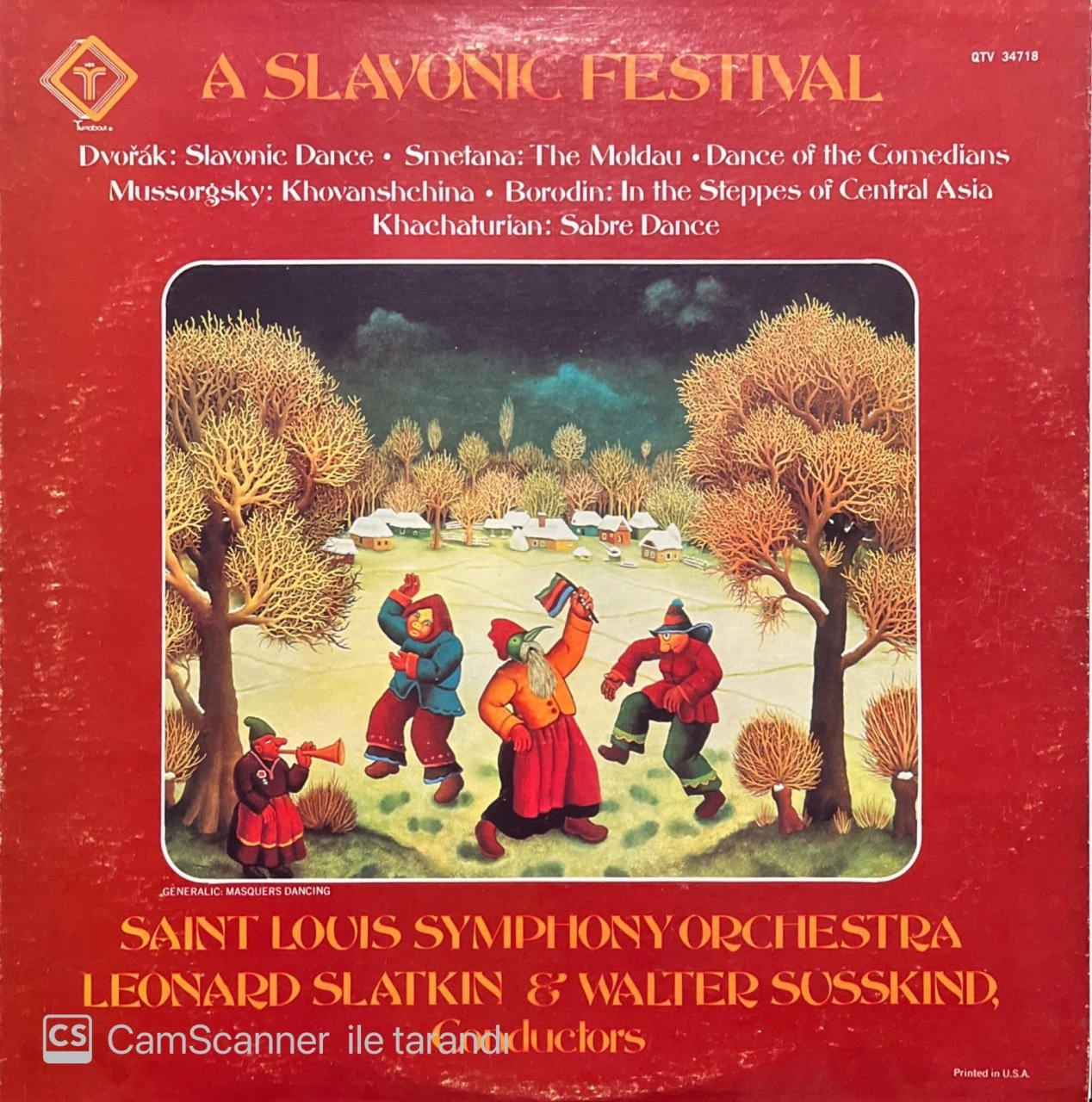 A Slavonic Festival LP Klasik Plak