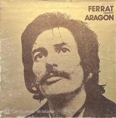 Jean Ferrat Chante Louis Aragon LP Plak