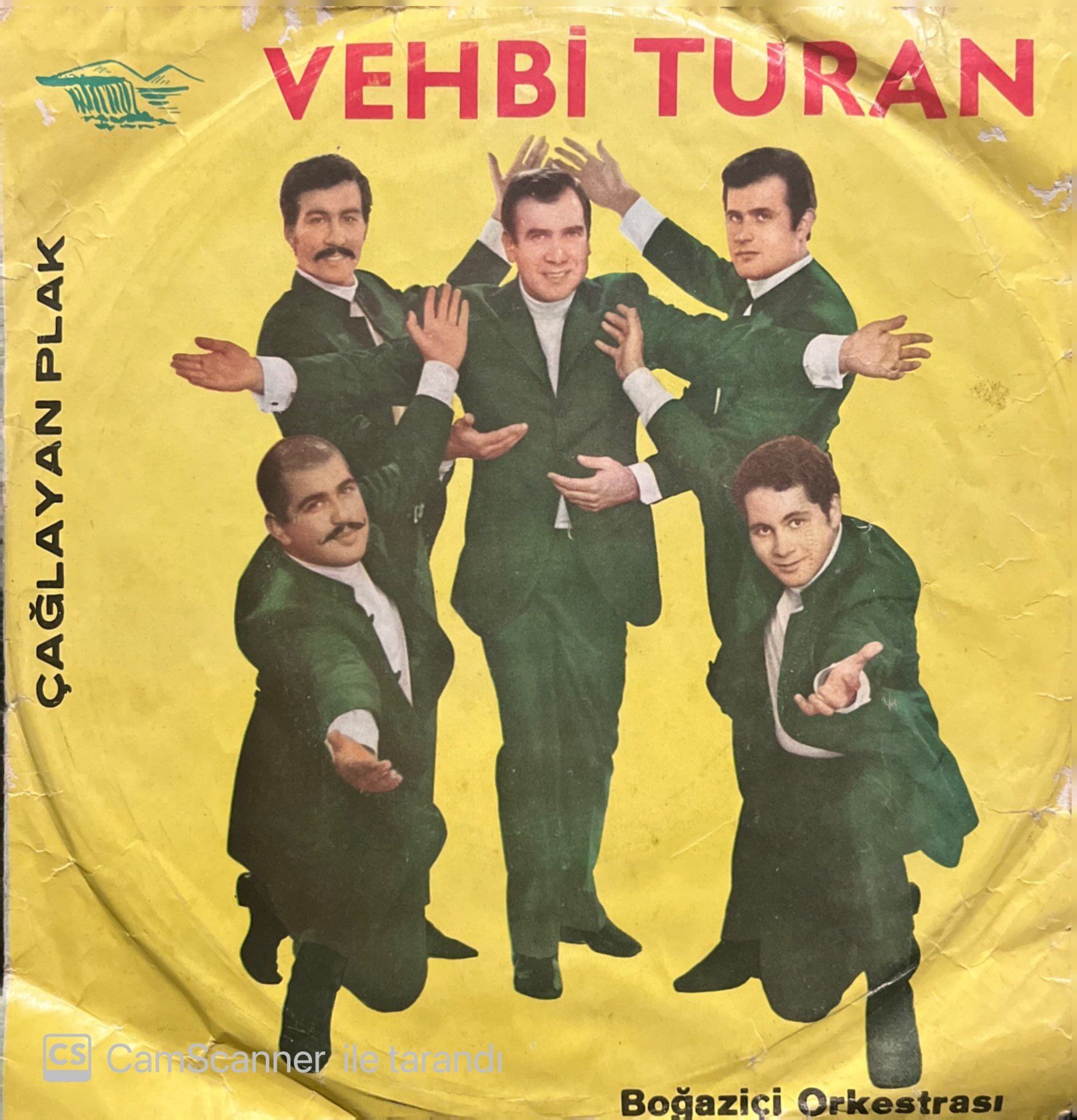 Rasim Ulusman Vehbi Turan Boğaziçi Ork. Mutluluk 45lik Plak