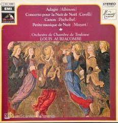 Adagio Albinoni Concerto Pour Nuit De Noel LP Klasik Plak