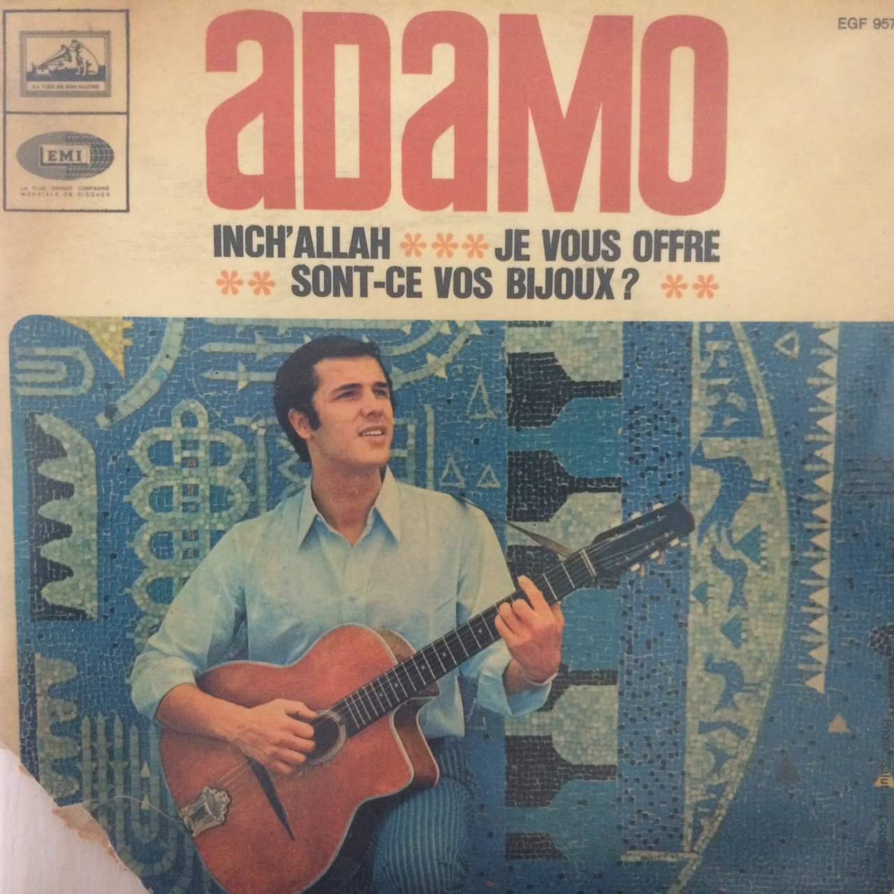 Adamo İnch' Allah 45lik Plak