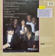 Dionne & Friends That's What Friends Are For LP Plak