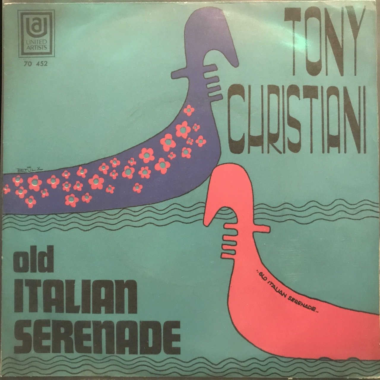 Tony Christian Old Italian Serenade 45lik Plak