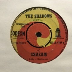 The Shadows Shazam 45lik Plak