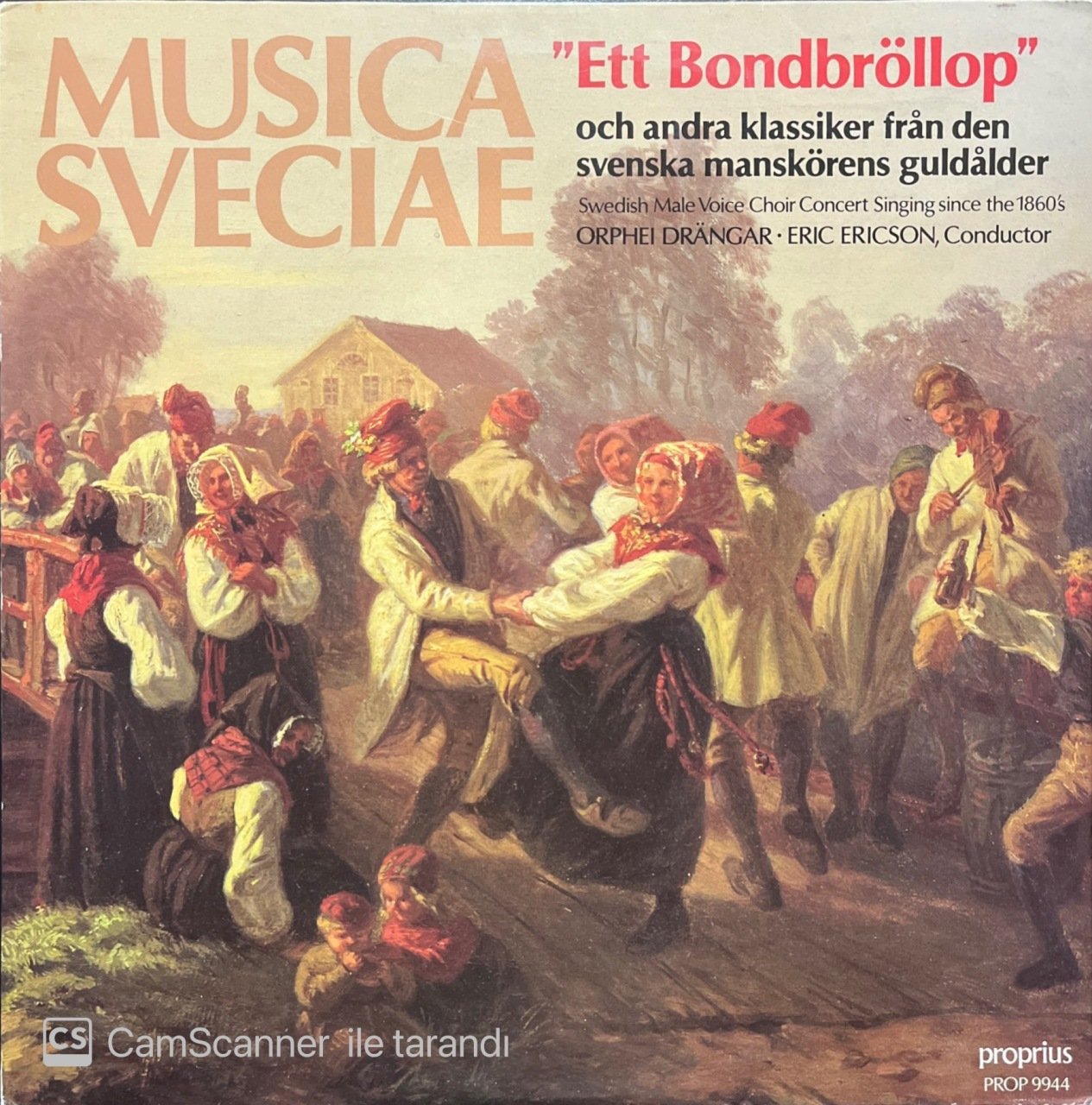 Musica Sveciae Ett Bondbröllop LP Klasik Plak