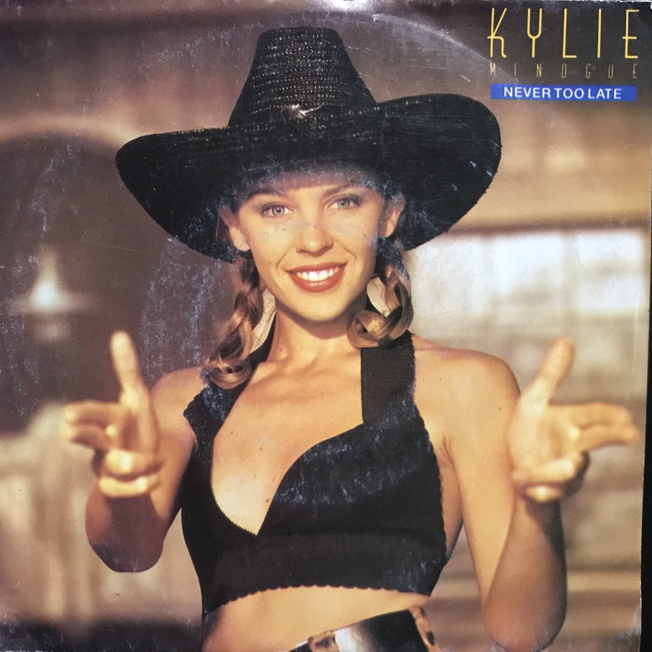 Kylie Minogue Never Too Late 45lik Plak