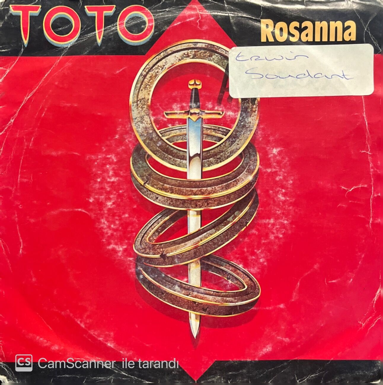 Toto Rosanna 45lik Plak