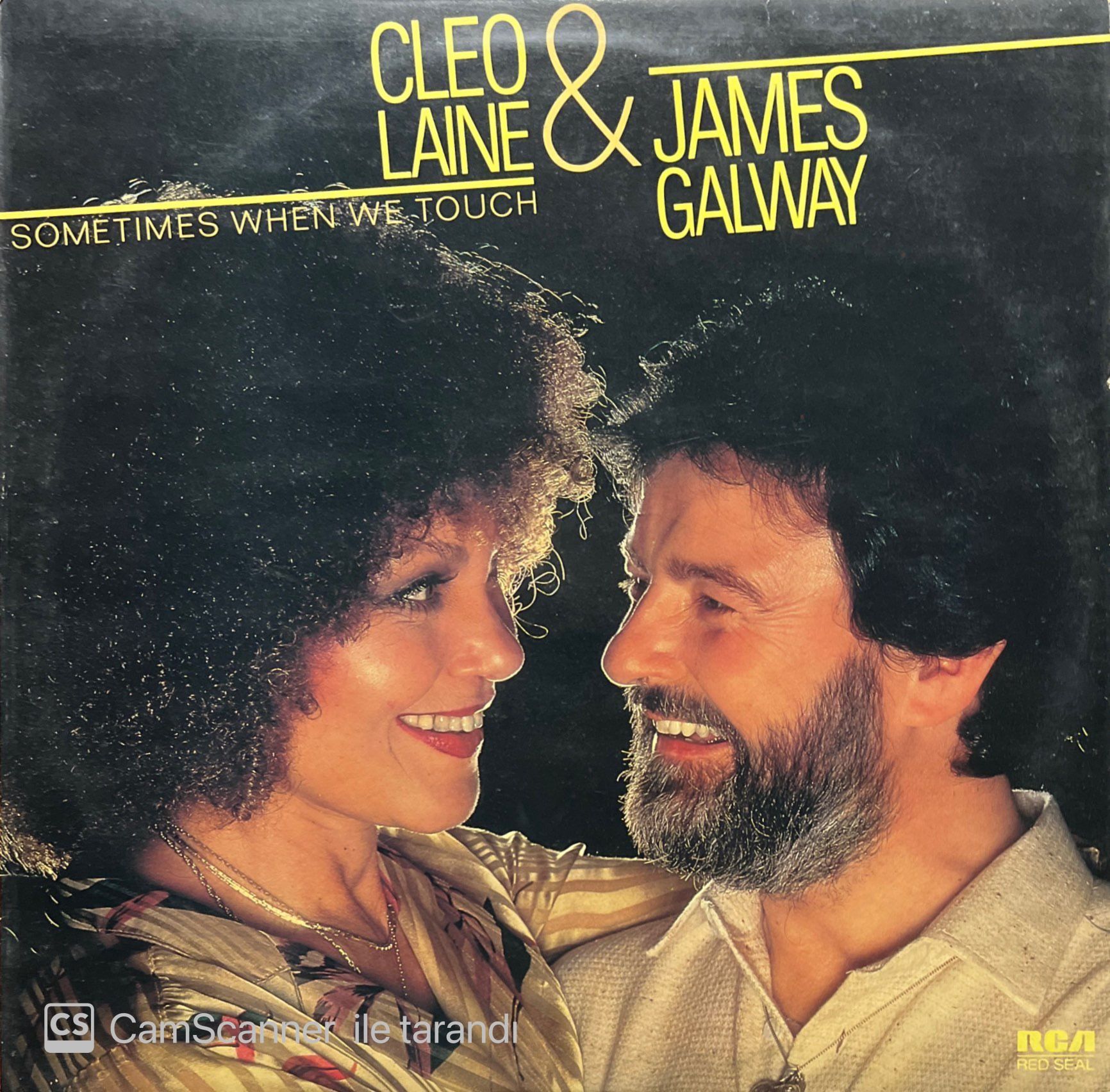 Cleo Laine & James Galway Seometimes When We Touch LP Plak
