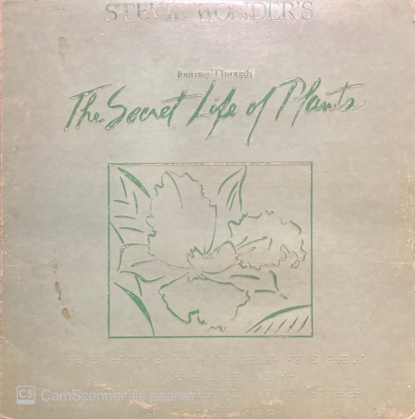 Stevie Wonder's Journey Trought The Secret Life Of Plants Double LP Plak