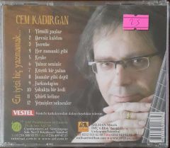 Cem Kadırgan En İyi Yazmamak CD