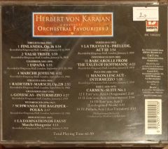 Herbert Von Karajan Conducts Orchestral Favourites 3 CD