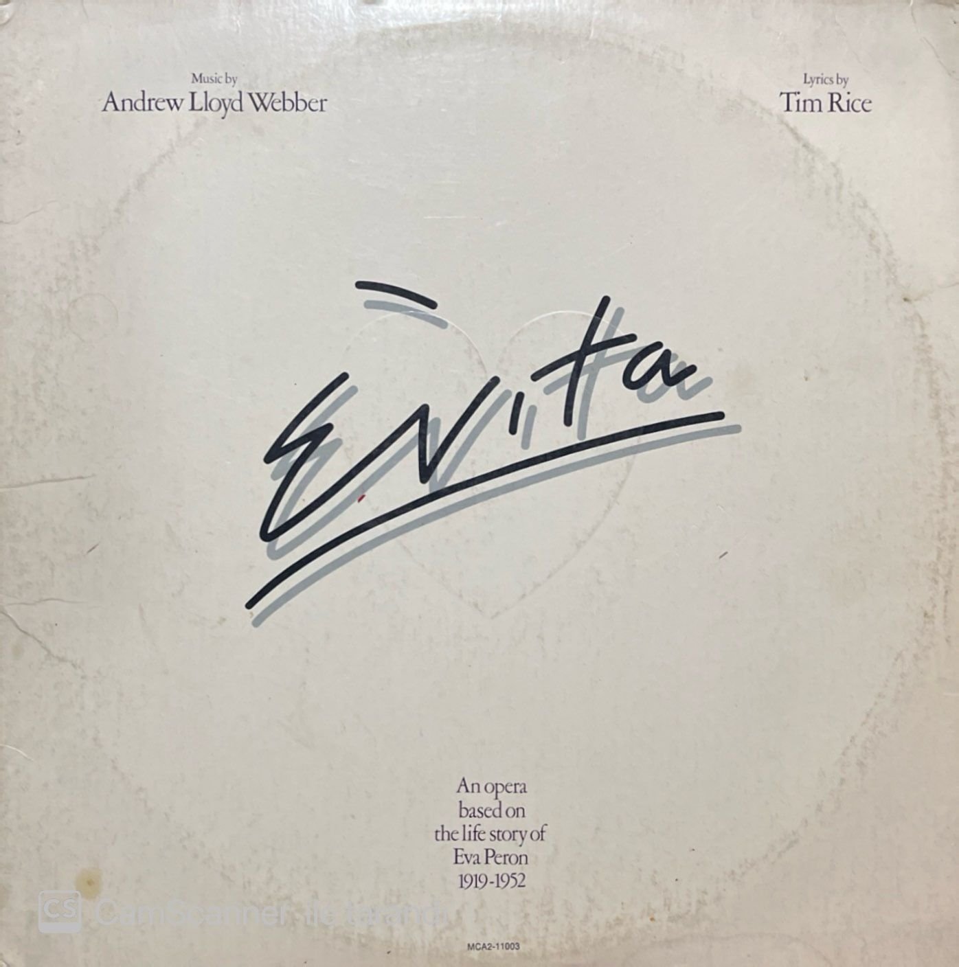Evita An Opera Based On The Life Story Of Eva Peron Double LP Plak