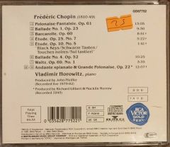 Horowitz Plays Chopin Vol.1 CD