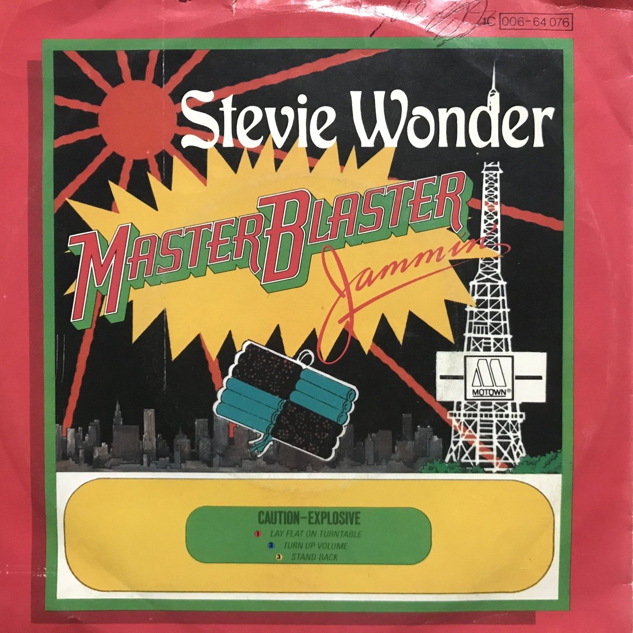 Stevie Wonder Master Blaster 45lik Plak
