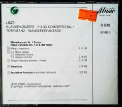 Liszt Klavierkonzert Nr.1 Totentanz Wanderer-Fantasie CD