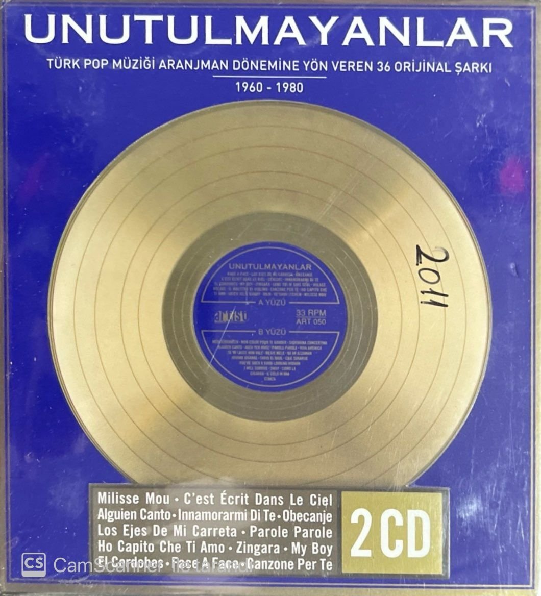 Unutulmayanlar 1960-1980 Açılmamış Jelatininde CD