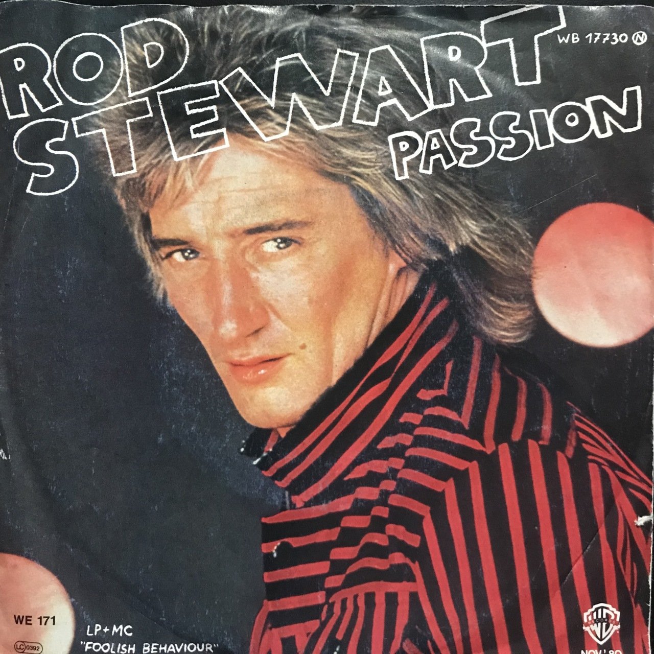 Rod Stewart Passion 45lik Plak