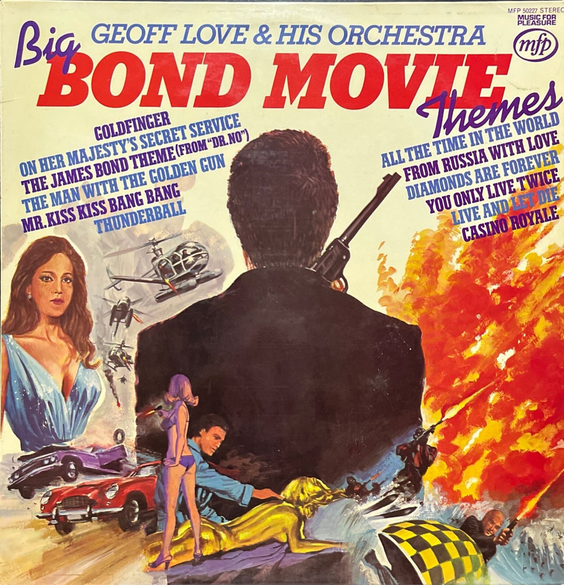 Big Bond Movie Themes Soundtrack LP Plak