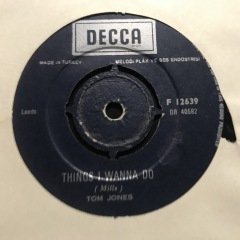 Tom Jones I'll Never Fall In Love Again 45lik Plak