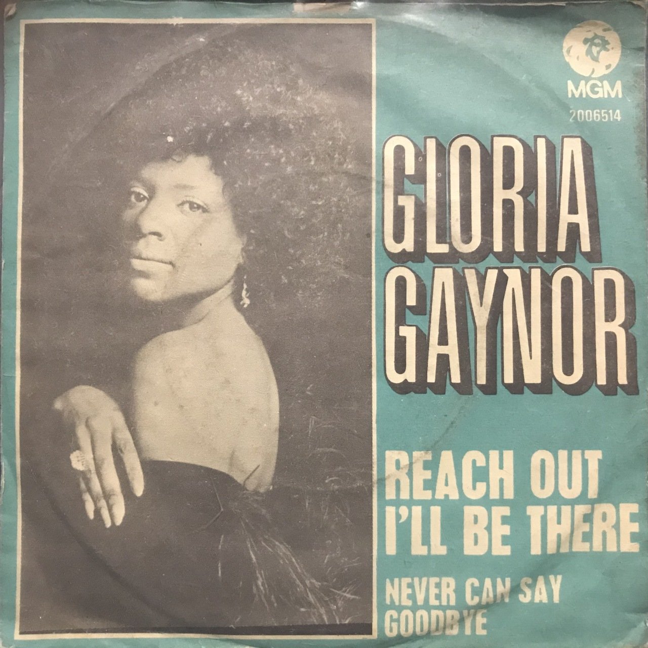 Gloria Gaynor Reach Out I'LL Be There 45lik Plak
