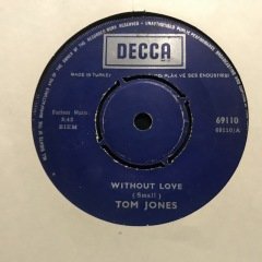 Tom Jones A Man Who Knows Too Much 45lik Plak