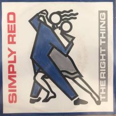 Simply Red The Right Thing 45lik Plak