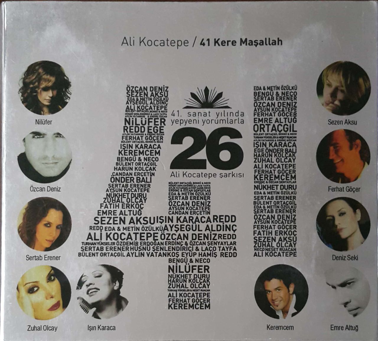 Ali Kocatepe 41 Kere Maşalla 26 Ali Kocatepe Şarkısı Açılmamış Jelatininde CD