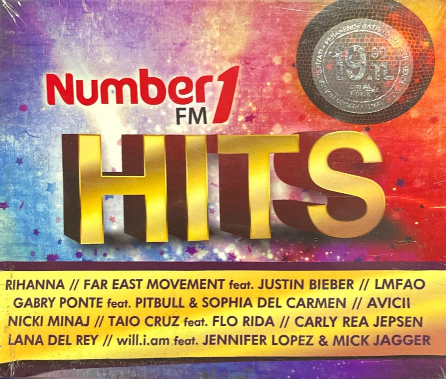 CD Number 1 Fm Hits Açılmamış Jelatininde CD