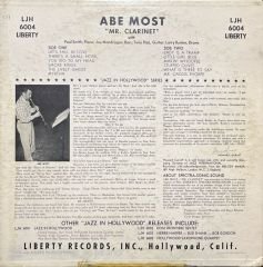 Abe Most Mister Clarinet LP Plak