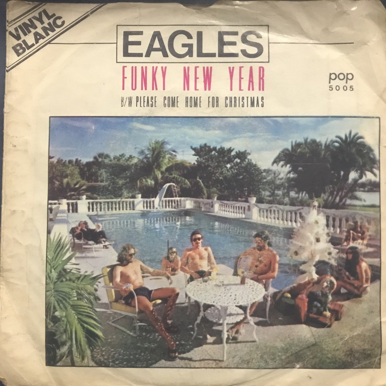 Eagles Funky New Year 45lik Plak