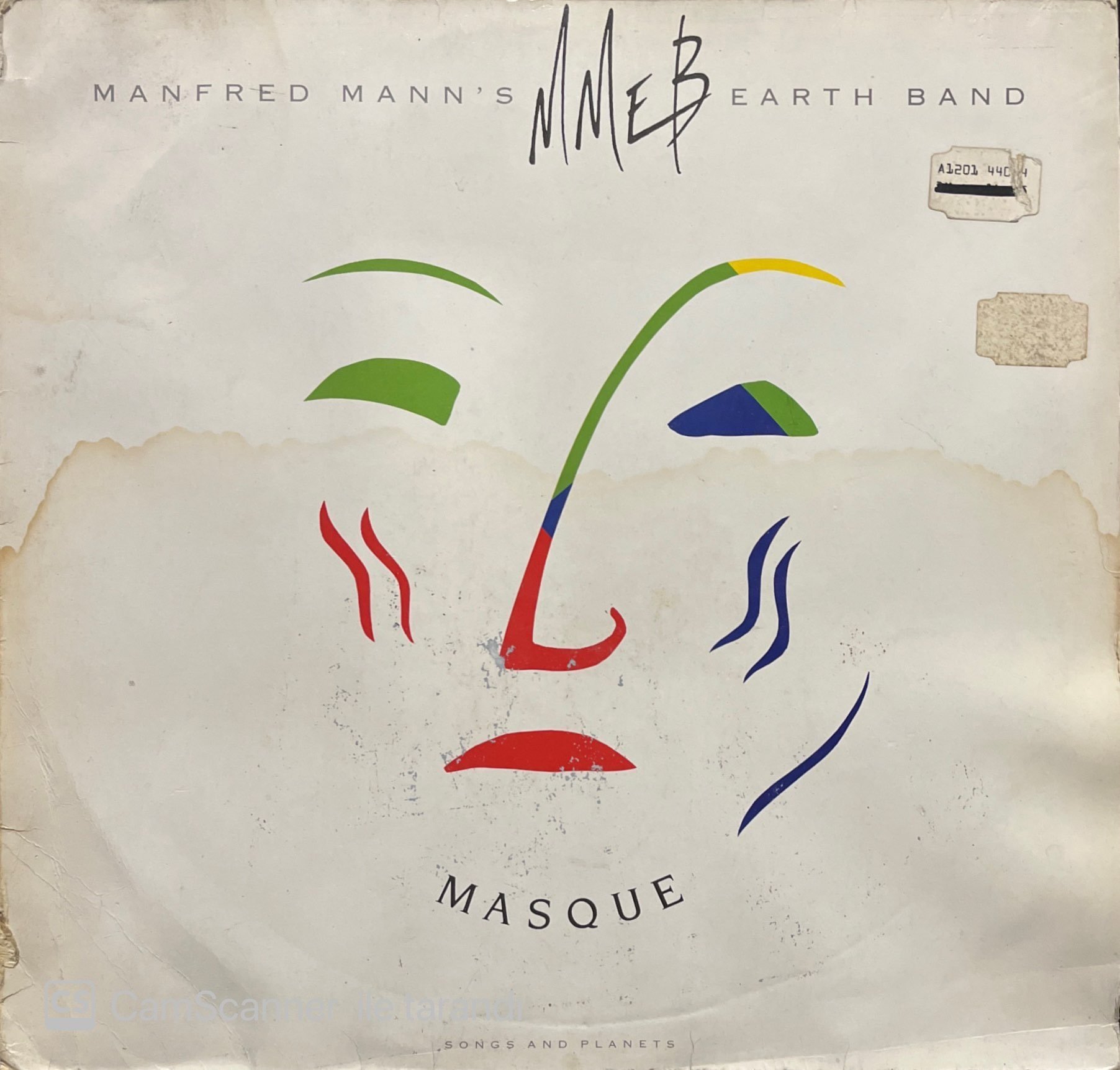 Manfred Mann's Earth Band Masque LP Plak