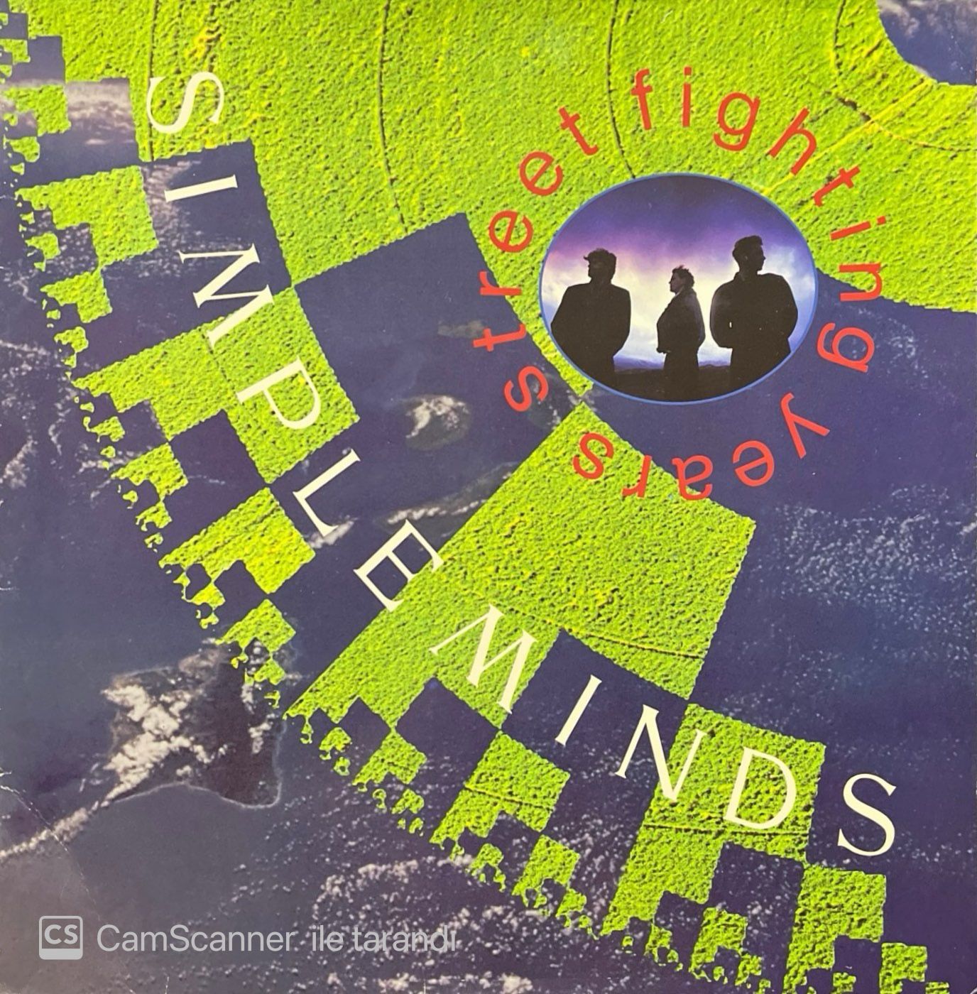 Simple Minds Street Fighting Years LP Plak