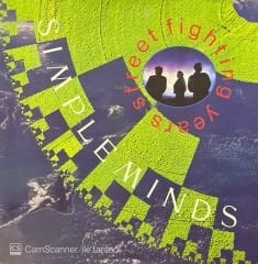 Simple Minds Street Fighting Years LP Plak