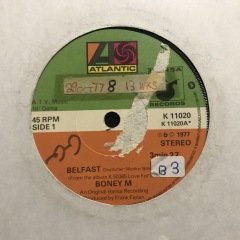 Boney M Belfast 45lik Plak