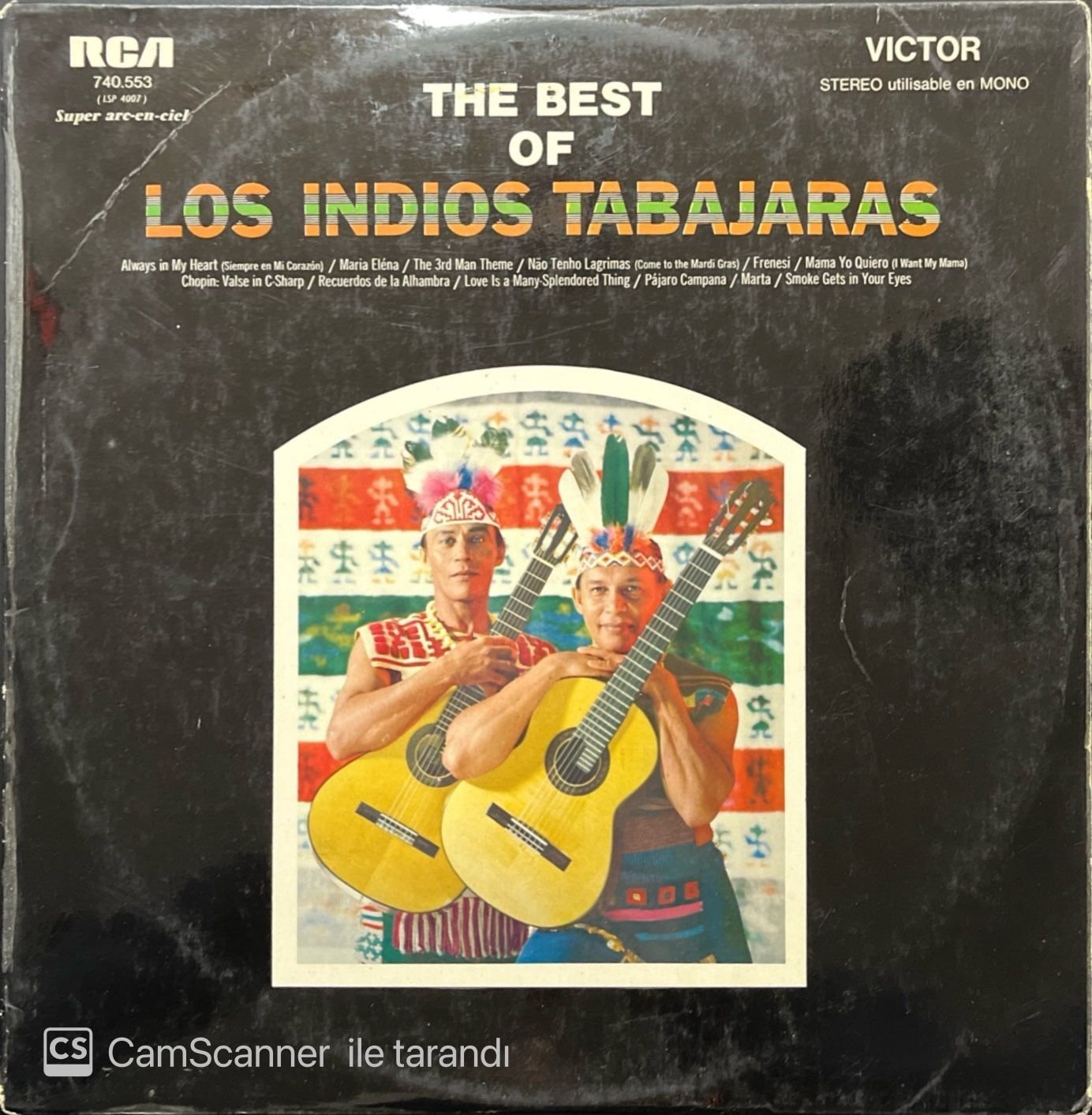 The Best Of Los Indios Tabajaras LP Plak