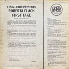 Roberta Flack First Take LP Plak