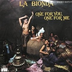 La Bionda One For You One For Me 45lik Plak