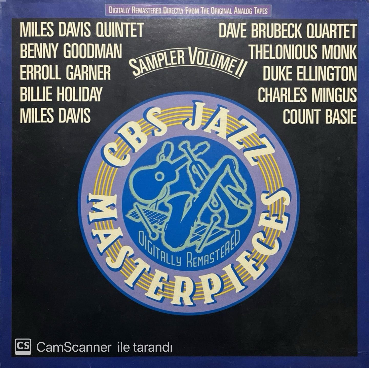 Cbs Jazz Masterpieces LP Plak
