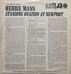 Herbie Mann Standing Ovation At Newport LP Plak