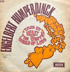 Engelbert Humperdinck Take My Heart 45lik Plak
