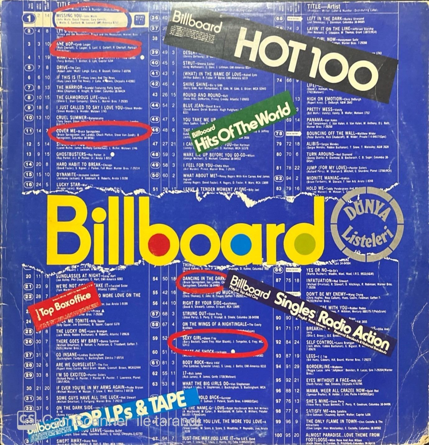 Bilboard Hot 100 LP Plak