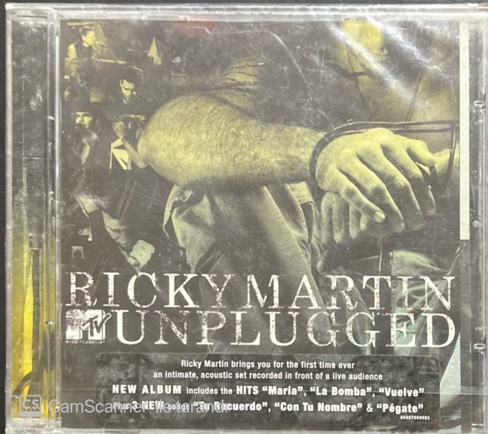 Ricky Martin Mtv Unplugged Açılmamış Jelatininde CD