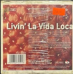Ricky Martin Livin' La Vida Loca Açılmamış Jelatininde Maxi Single CD