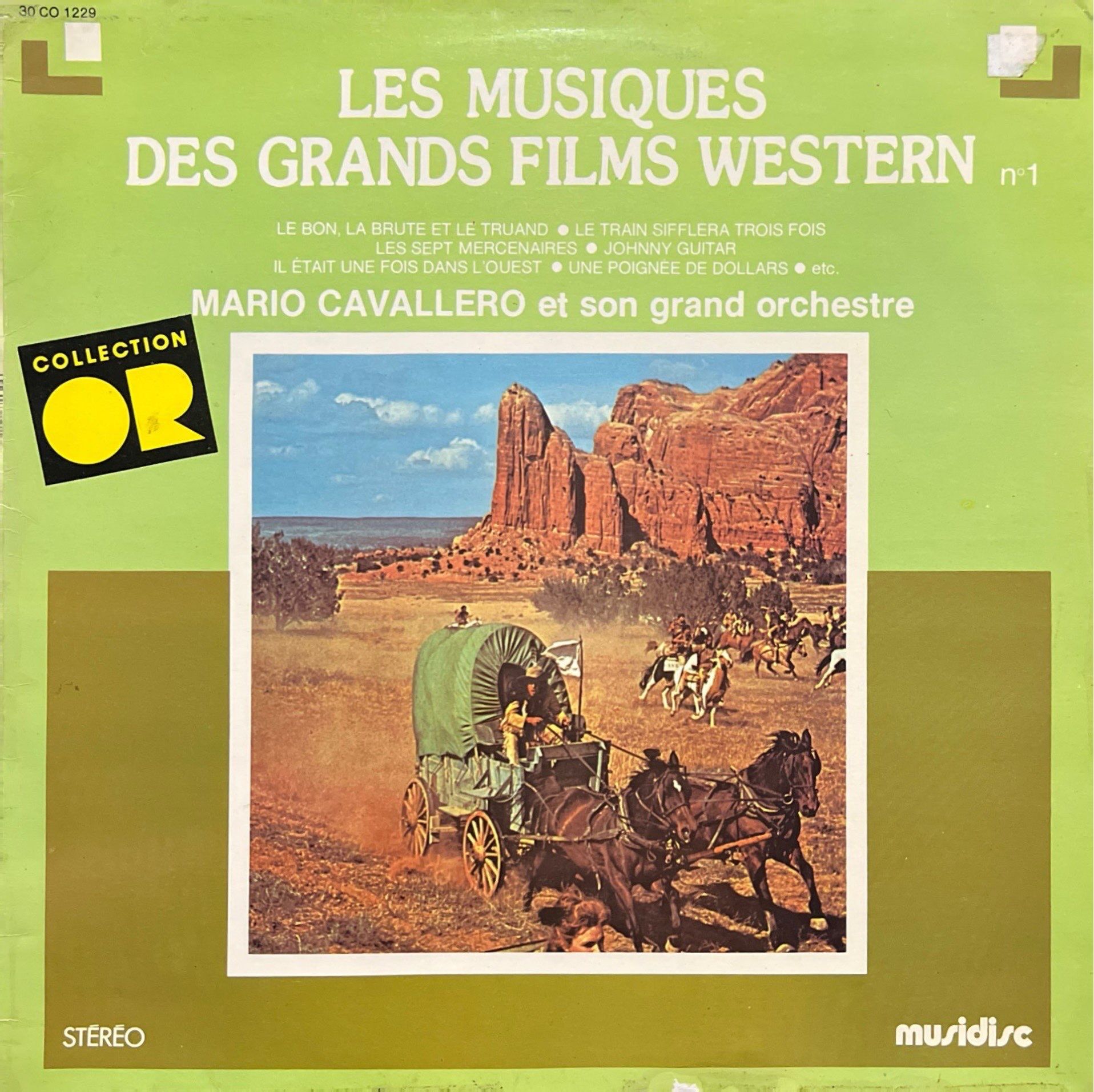 Les Musiques Des Grands Films Western Soundtrack LP Plak