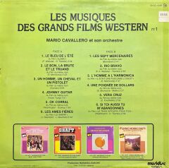 Les Musiques Des Grands Films Western Soundtrack LP Plak